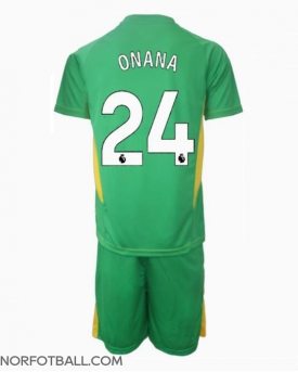 Billige Fotballdrakt Manchester United Andre Onana #24 Keeper Replika Tredjedraktsett Barn 2024-25 Kortermet (med bukser)
